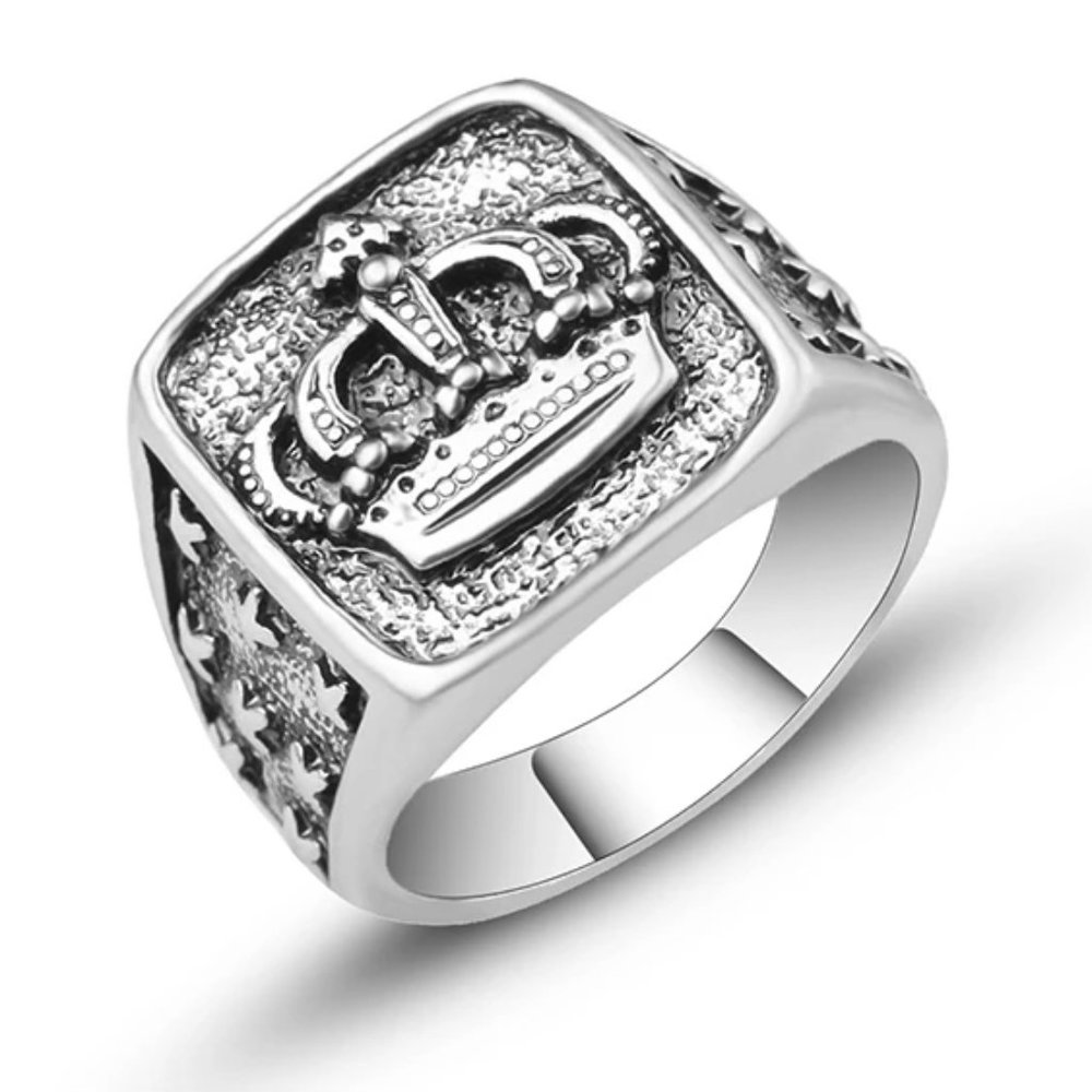 Men Crown Ring